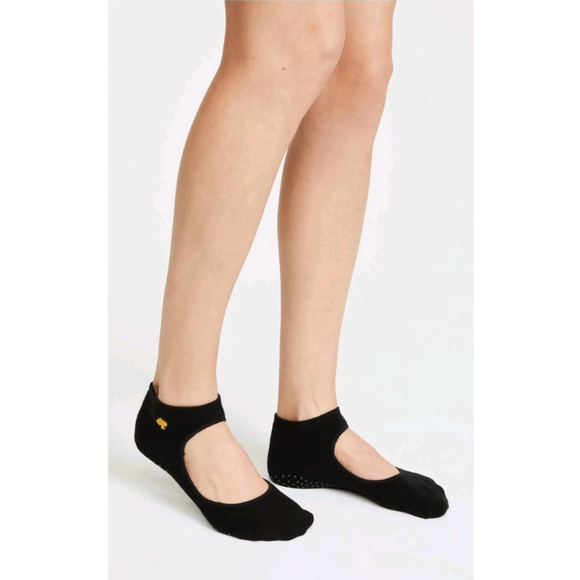 Kate Spade Women Black Barre Yoga Ballet Pilates Gym Socks - One Size - 2 Pairs - Picture 3 of 10